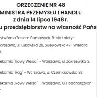Rząd rekwiruje Nowy Wersal, 1948