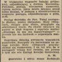 W pociągu jest mrok, 1950