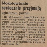 Agitatorzy pokoju, 1951