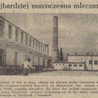 Nowoczesna mleczarnia. 1951