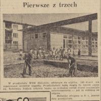 Pierwsze z trzech, 1951