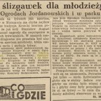 Ślizgawki dla młodzieży, 1951