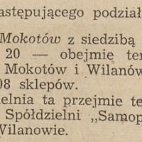 Podział Podział, 1952