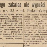 Ani zakalca, 1953