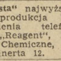 Dekpasta od Reagenta,1957