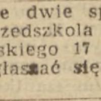 Do przedszkola MSZ, 1958