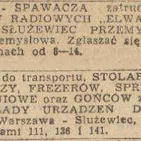 Praca na Dworcowej Praca na Dworcowej, 1958