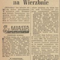 Telewizja na Wierzbnie Telewizja na Wierzbnie, 1958