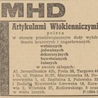 MHD poleca, 1958