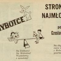 Na chybotce, 1961