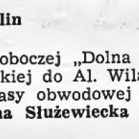 Dolina Służewiecka, 1969