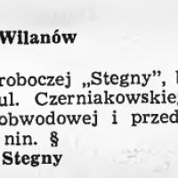 Ulica Stegny, 1969