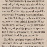 Ożyła skocznia widmo, 1986