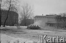 Puławska 17-19, zima, 1981