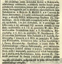 Sezon na śluby, 1862
