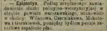 Epizootya, 1891