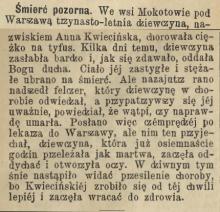 Śmierć pozorna, 1892