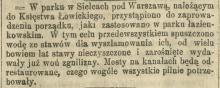 Zaprowadzenie porządku, 1895