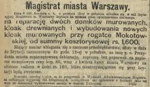 Dewniane i murowane, 1895