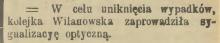 Sygnalizacya optyczna, 1897
