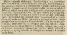 Dziecko odnalezione, 1898