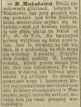 Wązkie ulice, 1901