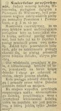 Śmiertelne przejechanie, 1901