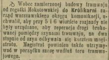 Na koszt magistratu, 1902
