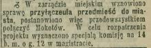 Wznowiona sprawa przyłączenia, 1905