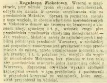 Chaotyczna nieregularność, 1906