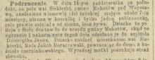 Podrzucenie, 1906