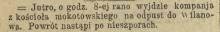 Kompanja na odpust, 1907