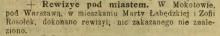 Nic nie znaleziono, 1908