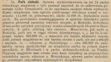 Park Sielecki, 1909