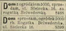 Dom 5000rb, 1909