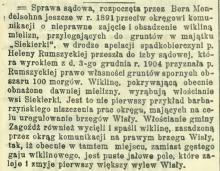 Wiklina i mielizny, 1910