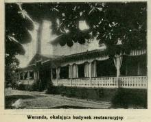 Weranda w Promenadzie. Zdjęcie. 1910.