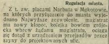 Nowy kłopot magistratu, 1913
