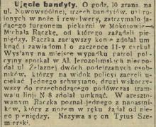 Nie z Rączką te numery, 1914