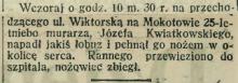 Napad łobuza, 1914