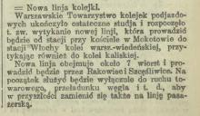 Kolejką do Włoch, 1914