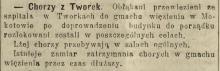 Chorzy w celach, 1914