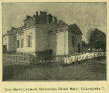 Schronisko Dzieci Maryi, 1914