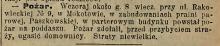 Pożar pralni, 1914