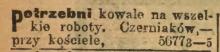 Kowale potrzebni, 1915
