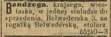 Bandzega i krajzega, 1915