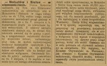 Mokotów i Sielce w ciemnościach, 1915