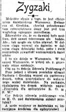 Kuracja dla epileptyków, 1916
