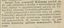 Prośba o drobną zmianę, 1917