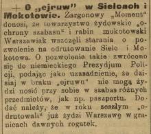 O ejruw, 1917